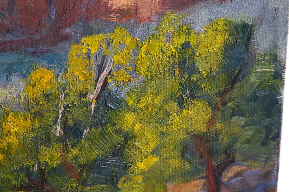 Ed Hummer Oil Painting "Desert Pillar"