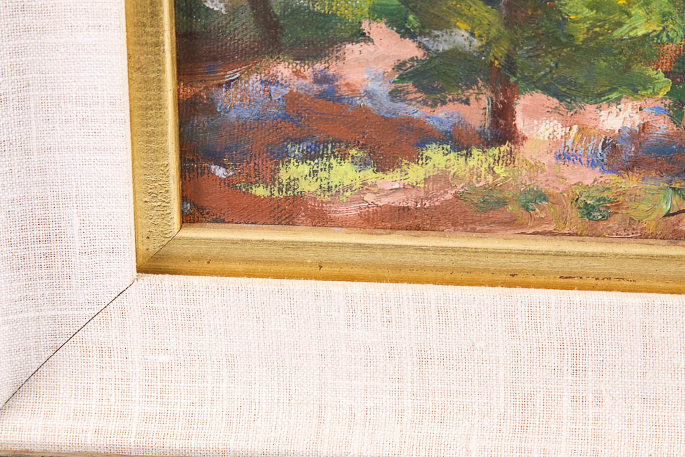 Judge Ed Hummer Oil Painting on Canvas of Desert Landscape