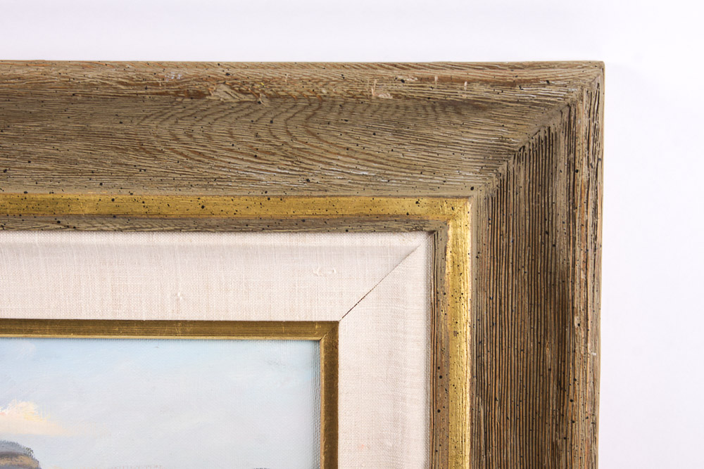 Judge Ed Hummer Oil Painting on Canvas of Desert Landscape