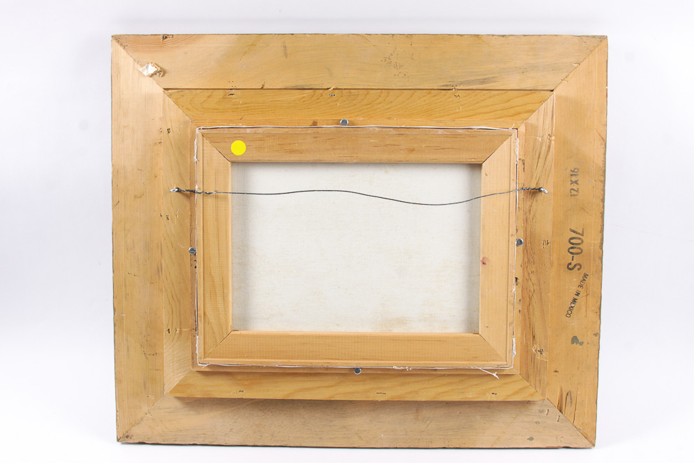 Judge Ed Hummer Oil Painting on Canvas of Desert Landscape