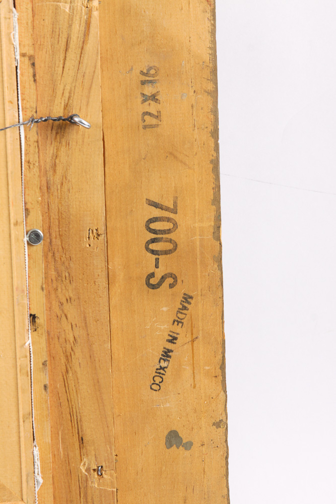 Judge Ed Hummer Oil Painting on Canvas of Desert Landscape