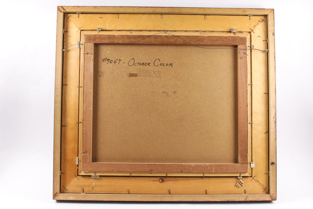 Ken Gore Oil Painting on Board "October Color"