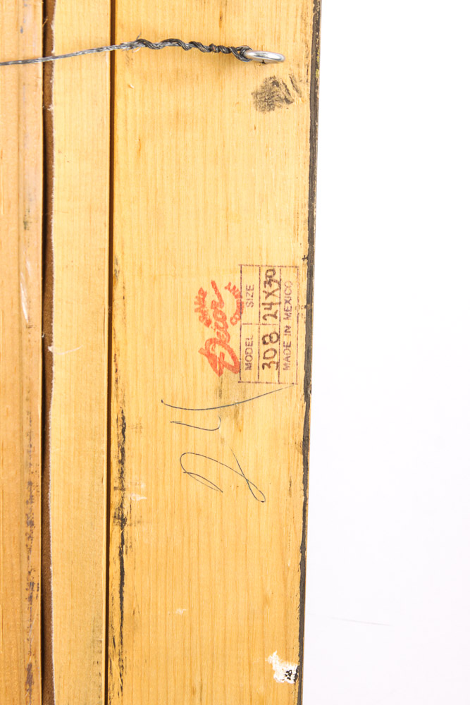 Ed Hummer Oil Painting on Canvas "After Fishing"