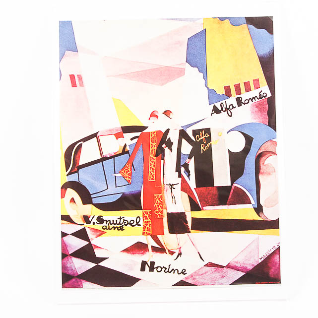 Alfa Romeo Poster Designed by René Magritte