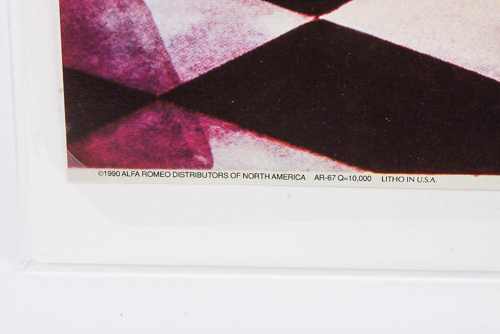 Alfa Romeo Poster Designed by René Magritte