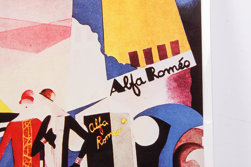Alfa Romeo Poster Designed by René Magritte