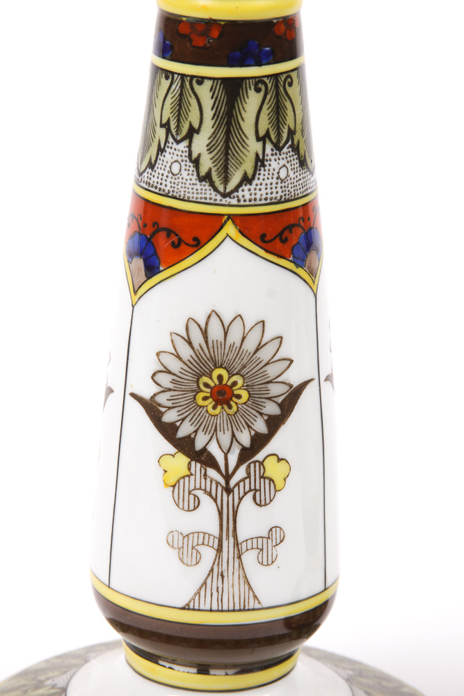 Vintage Noritake Candle Holders and Bowl