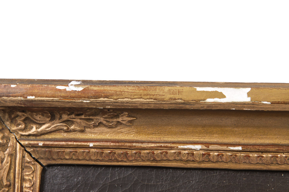 Antique Oil Portrait on Canvas