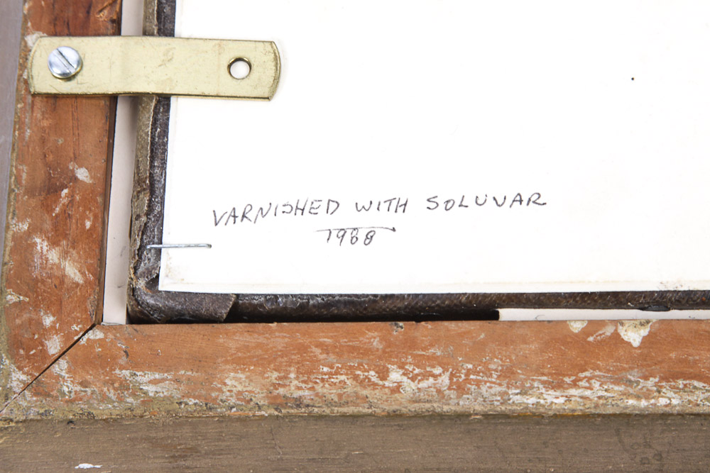 Antique Oil Portrait on Canvas