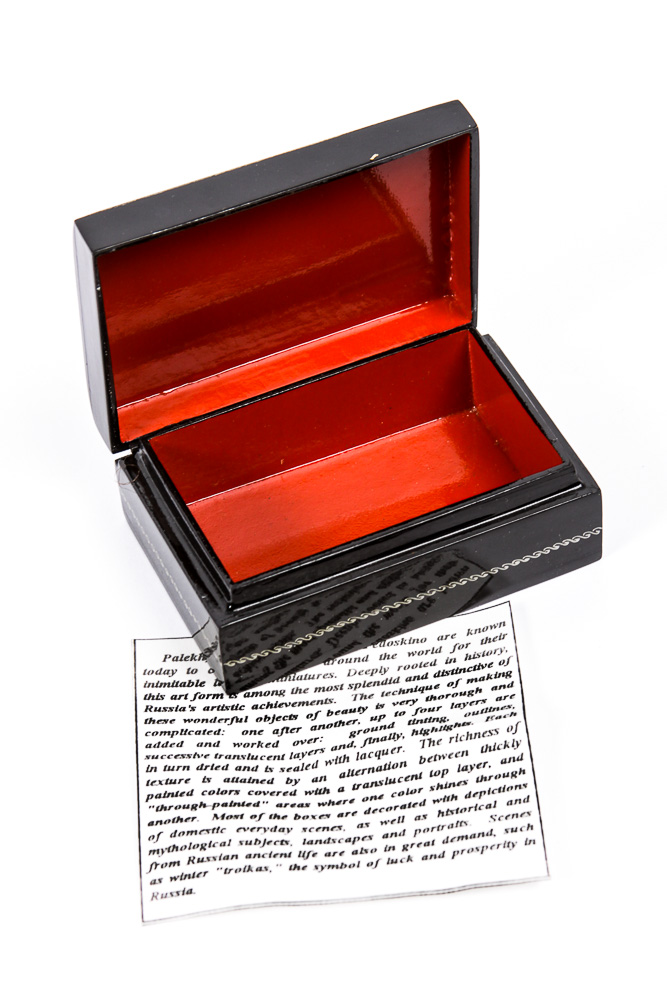 Collection of Hand Painted and Signed Russian Lacquer Boxes