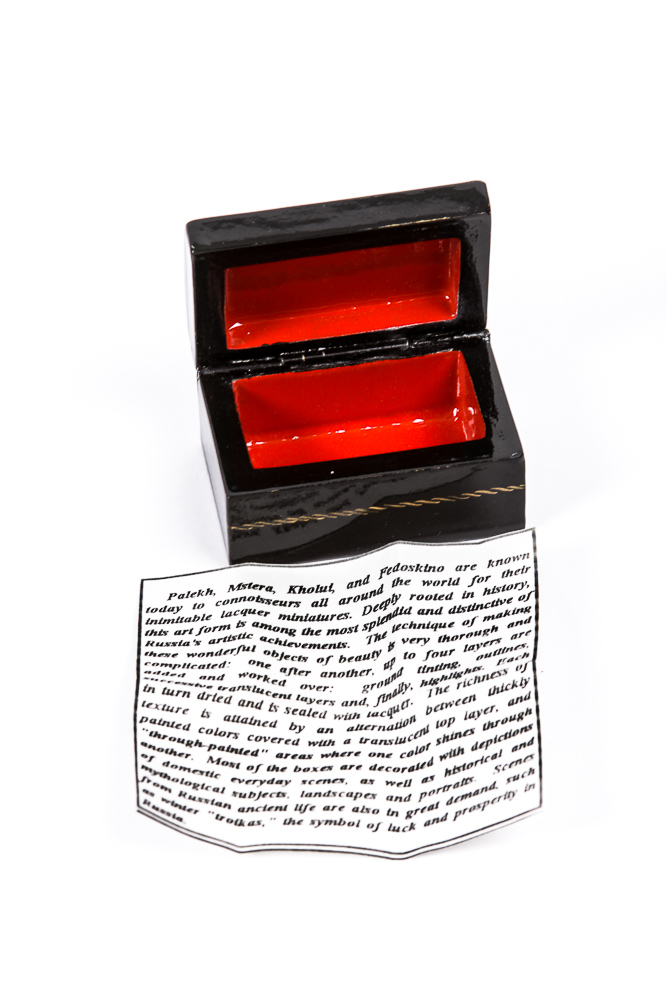 Collection of Hand Painted and Signed Russian Lacquer Boxes