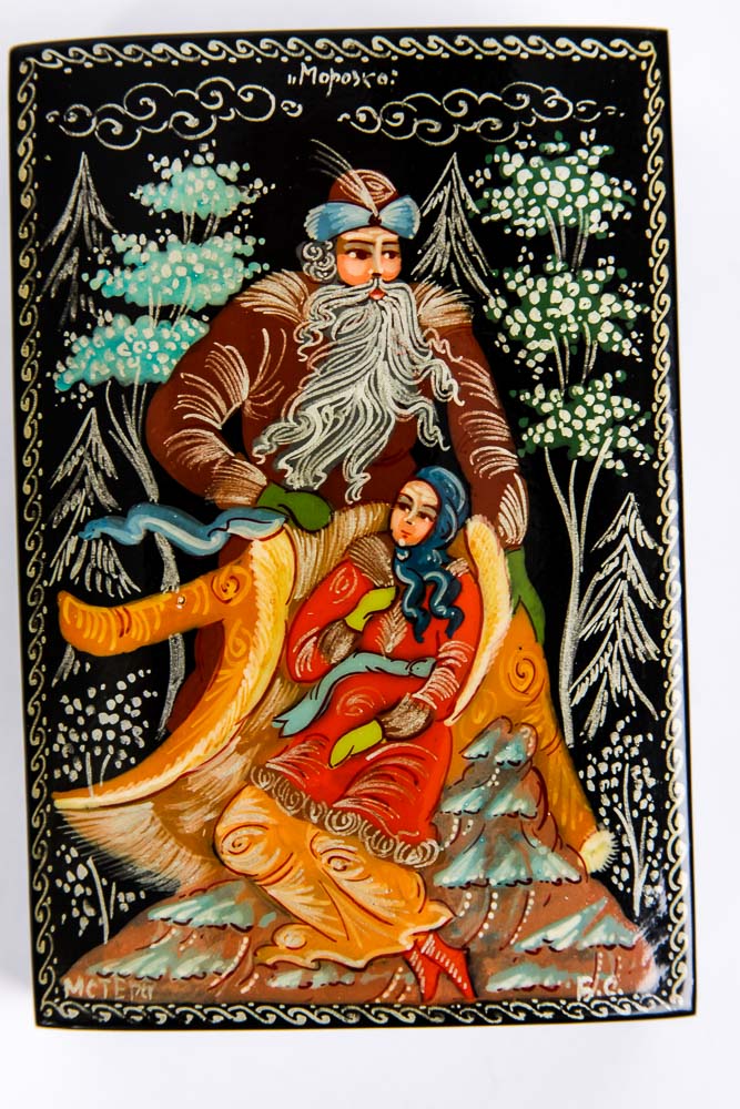 Collection of Hand Painted and Signed Russian Lacquer Boxes