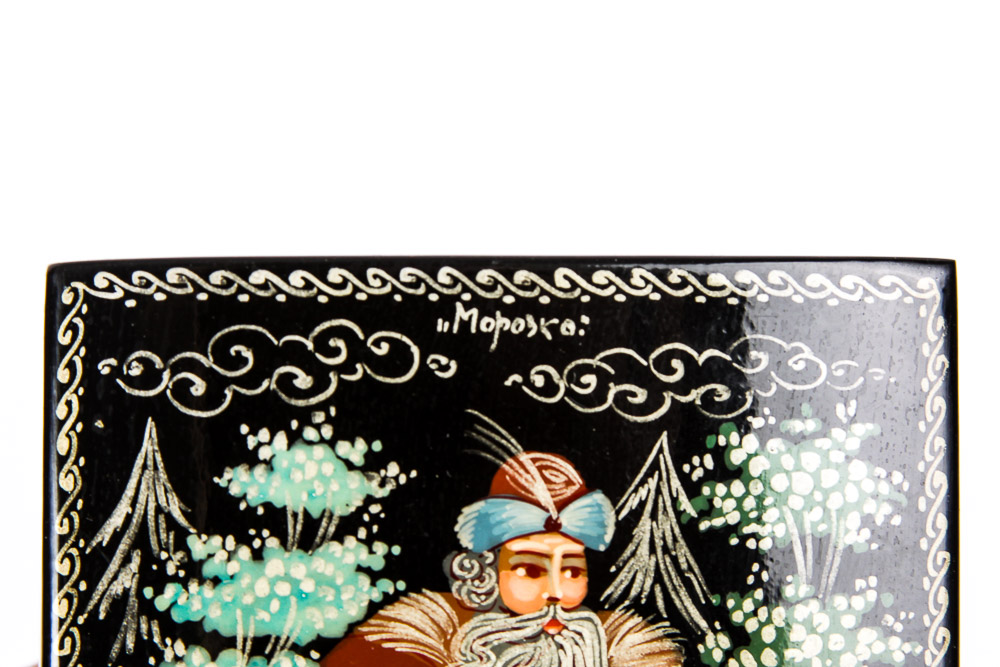 Collection of Hand Painted and Signed Russian Lacquer Boxes