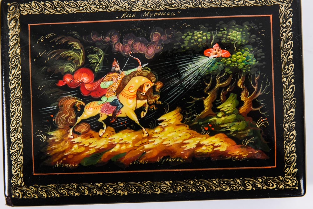 Russian Lacquer Boxes Featuring Palekhy