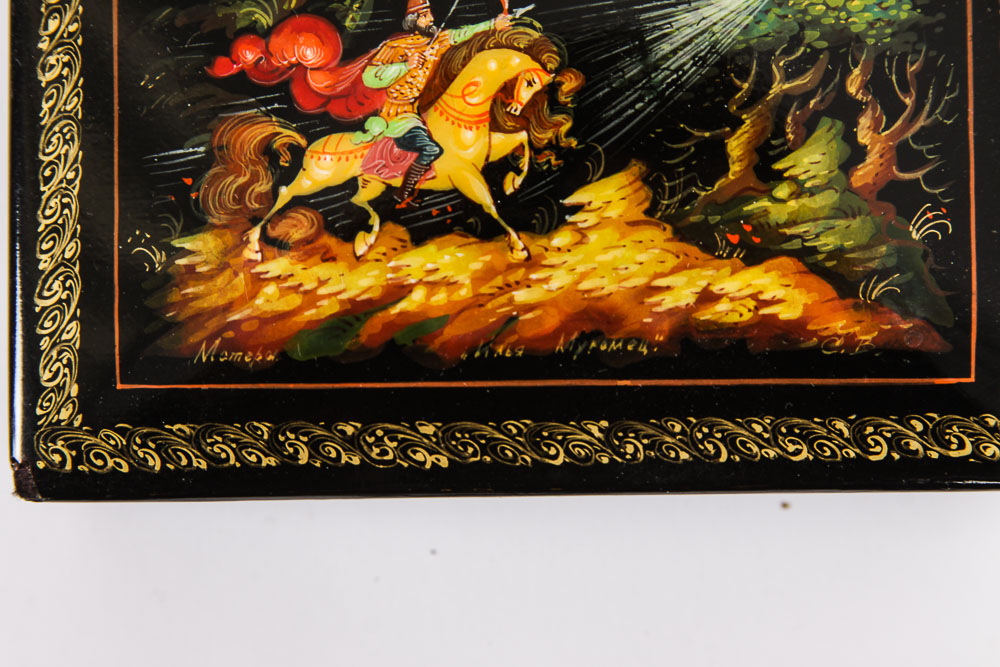 Russian Lacquer Boxes Featuring Palekhy