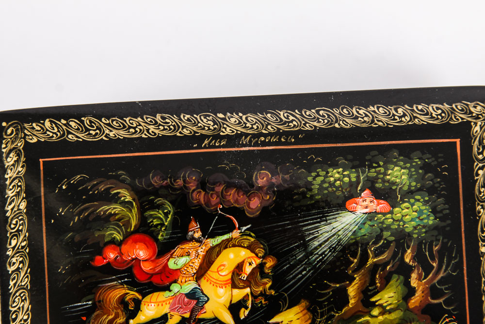 Russian Lacquer Boxes Featuring Palekhy