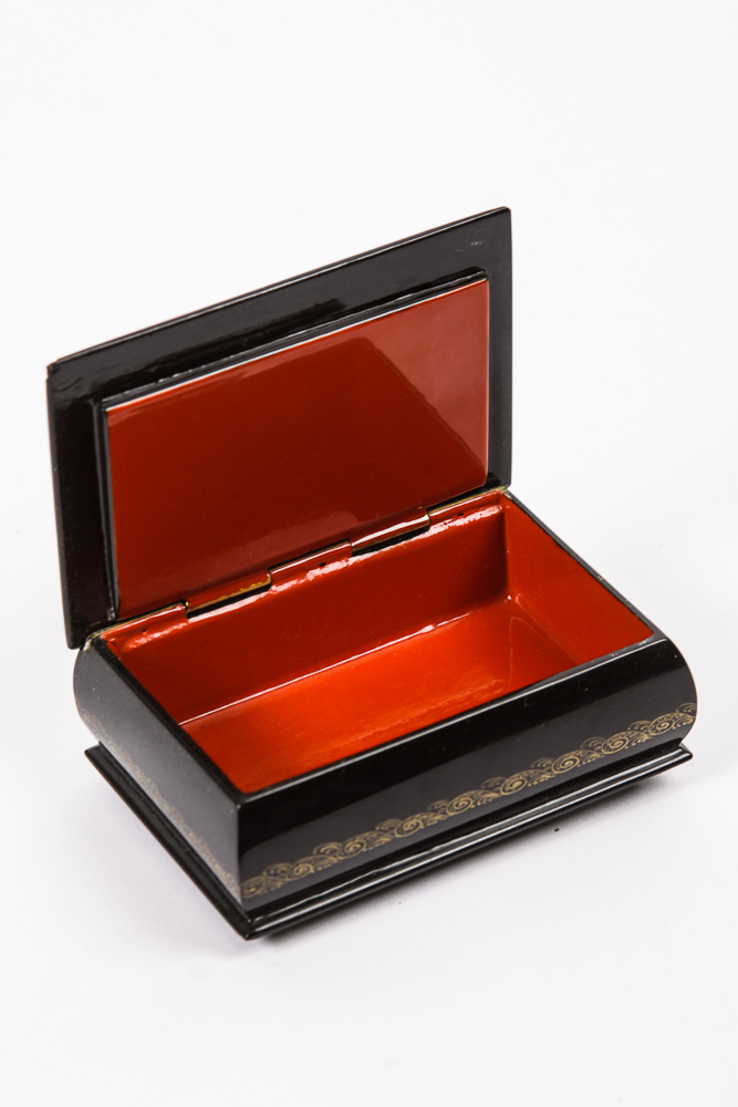Russian Lacquer Boxes Featuring Palekhy