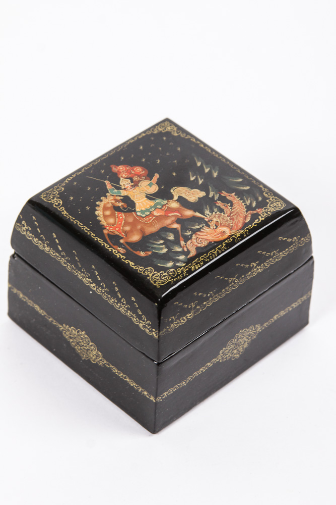 Russian Lacquer Boxes Featuring Palekhy