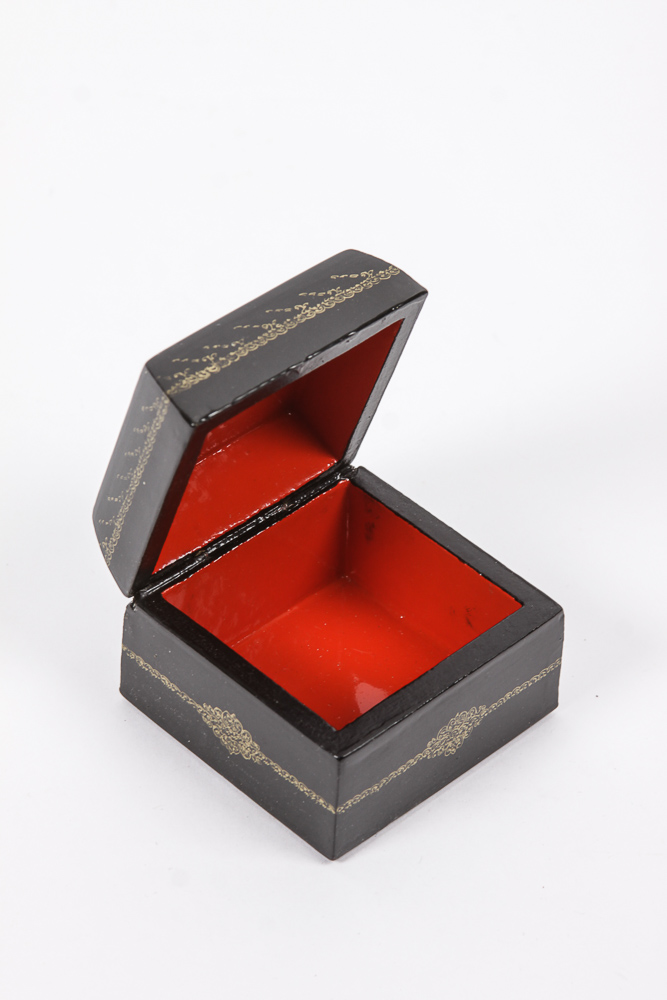 Russian Lacquer Boxes Featuring Palekhy