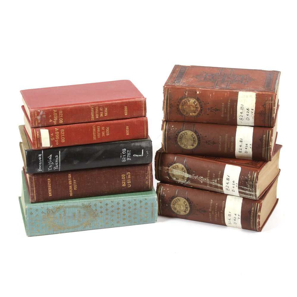 Assorted Books of Poetry