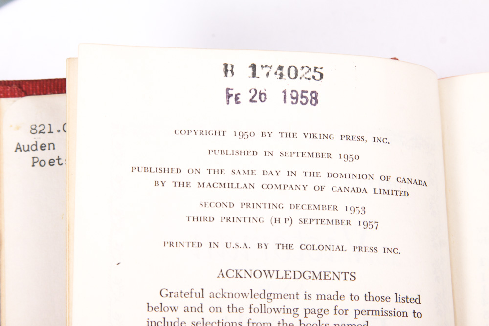 Assorted Books of Poetry