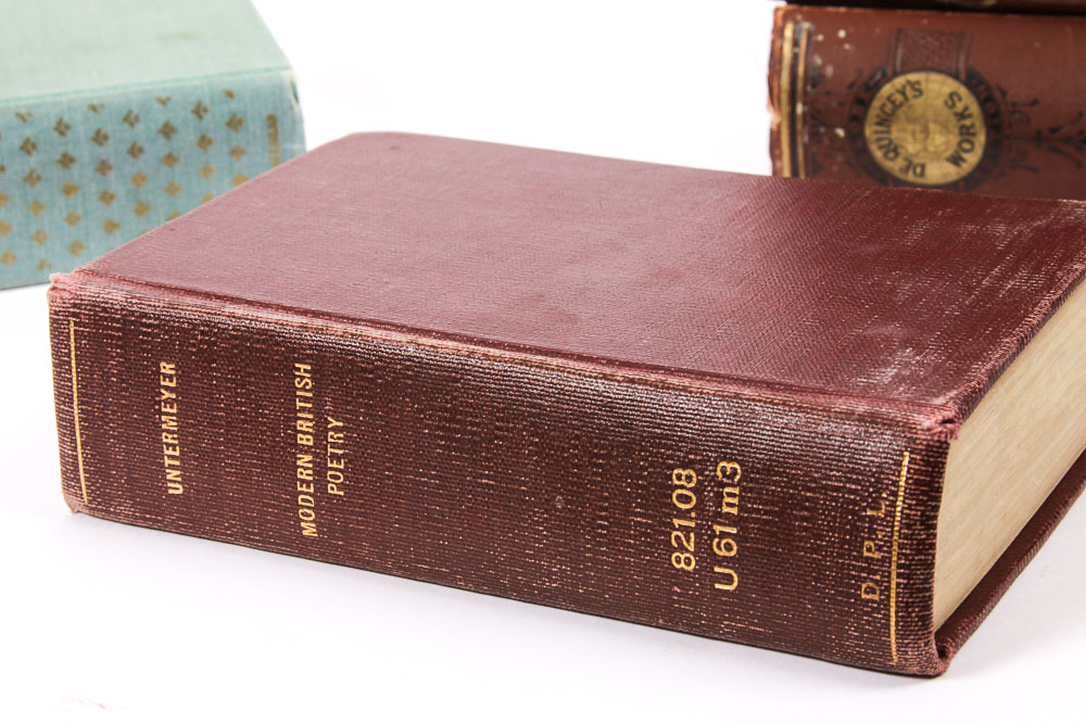 Assorted Books of Poetry