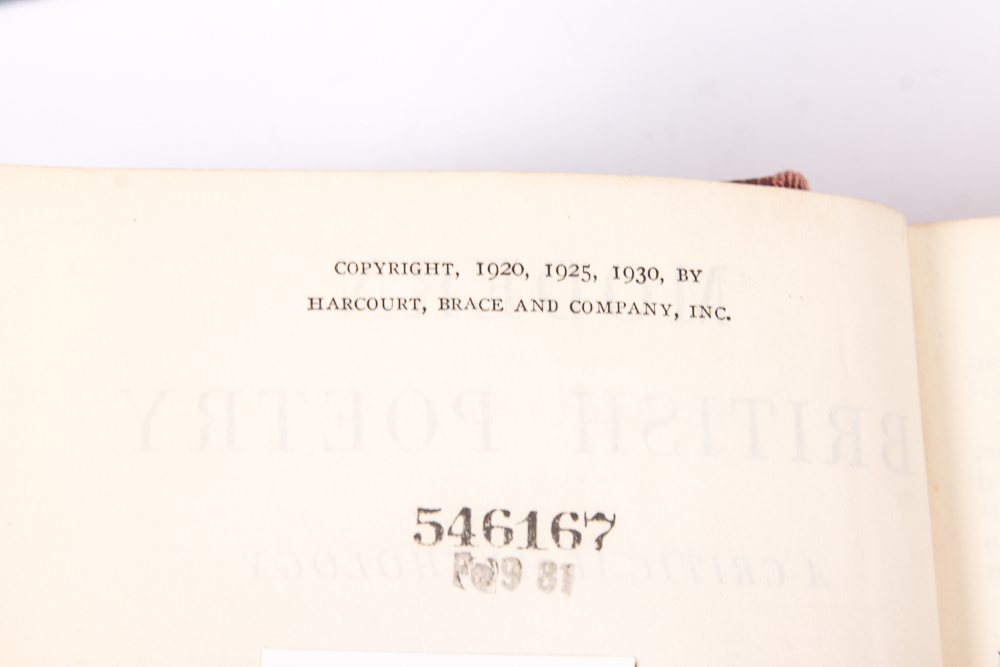 Assorted Books of Poetry