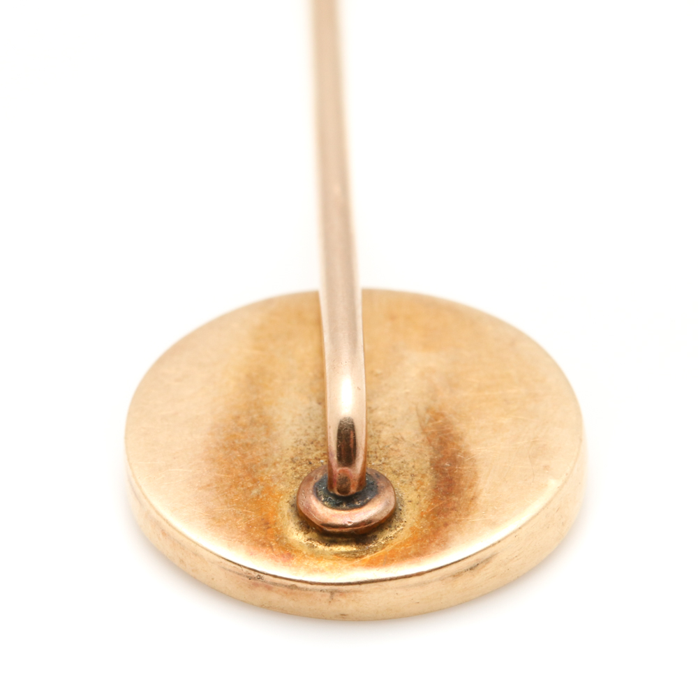 14K Yellow Gold Liberty Head Coin Stick Pin