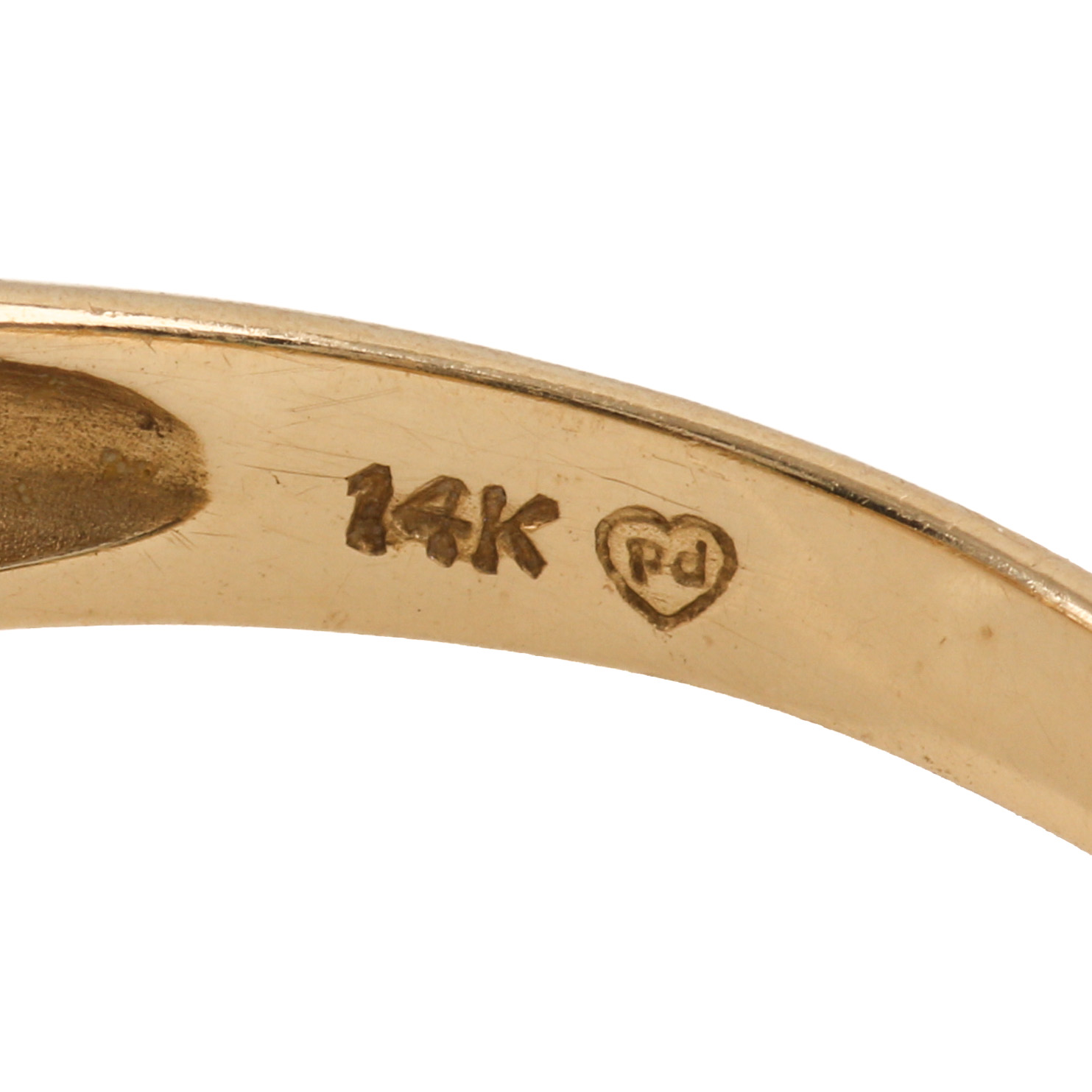 14K Yellow Gold Aquamarine Ring