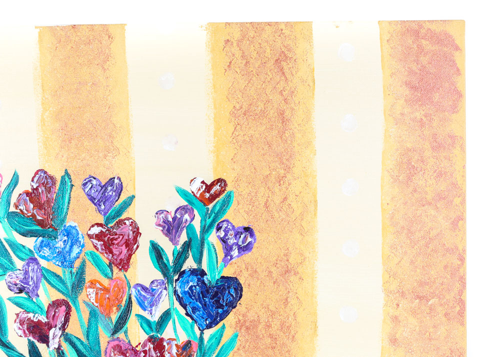 René Acrylic Painting on Canvas Painting