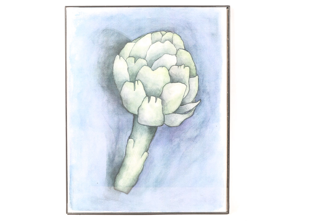 After Barbara Man Offset Lithographs "Artichoke I" and "Artichoke II"