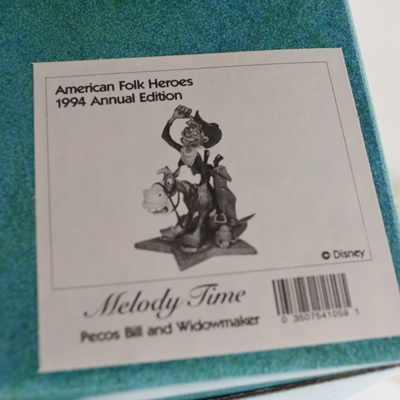 Walt Disney American Folk Heroes Pecos Bill Figurine