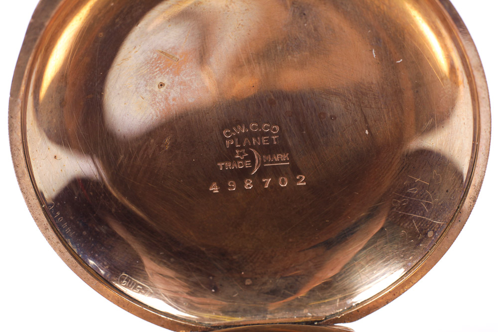 Antique Circa 1895 14K Gold Elgin Pocket Watch