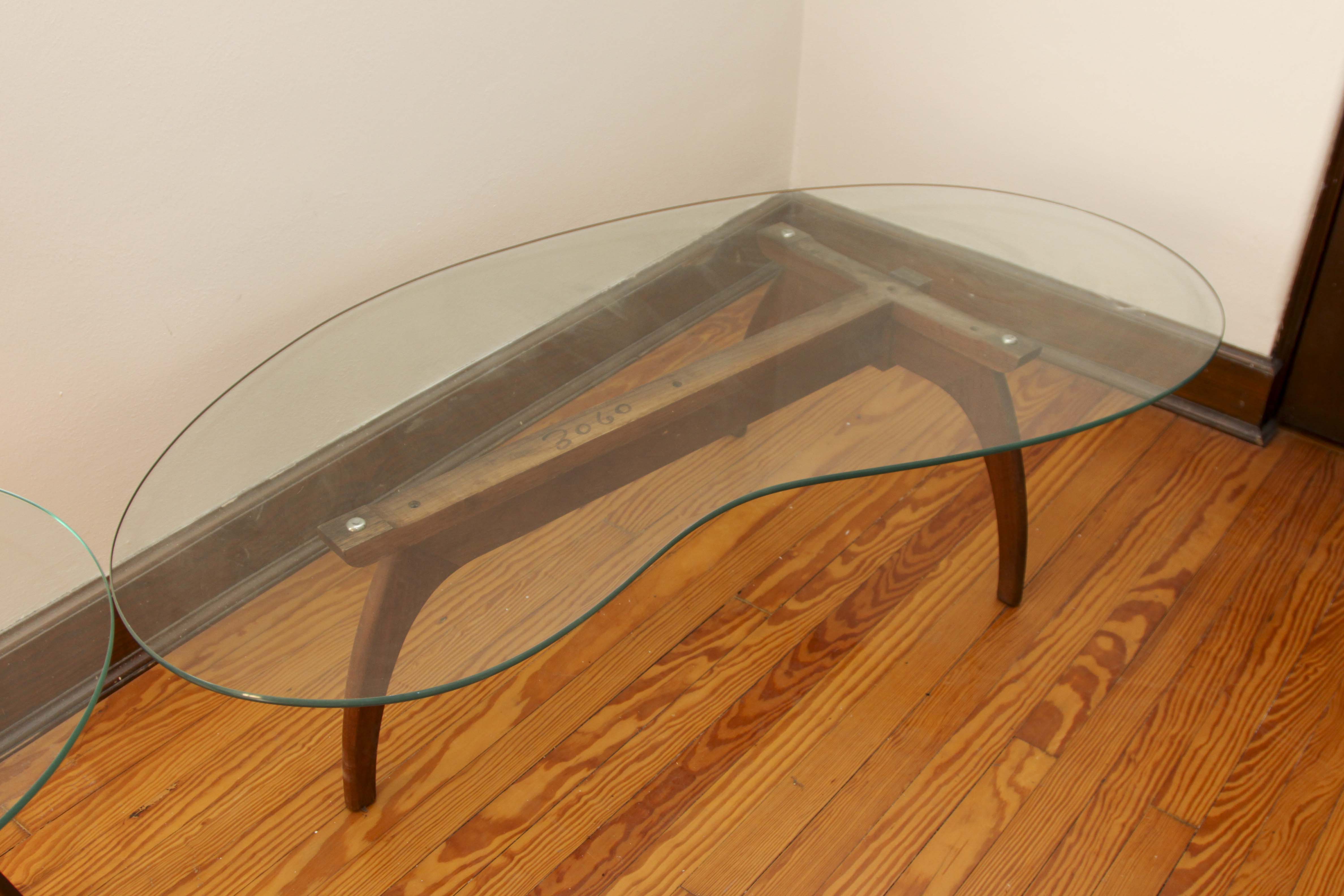 Vintage Danish Modern Coffee Table and End Table