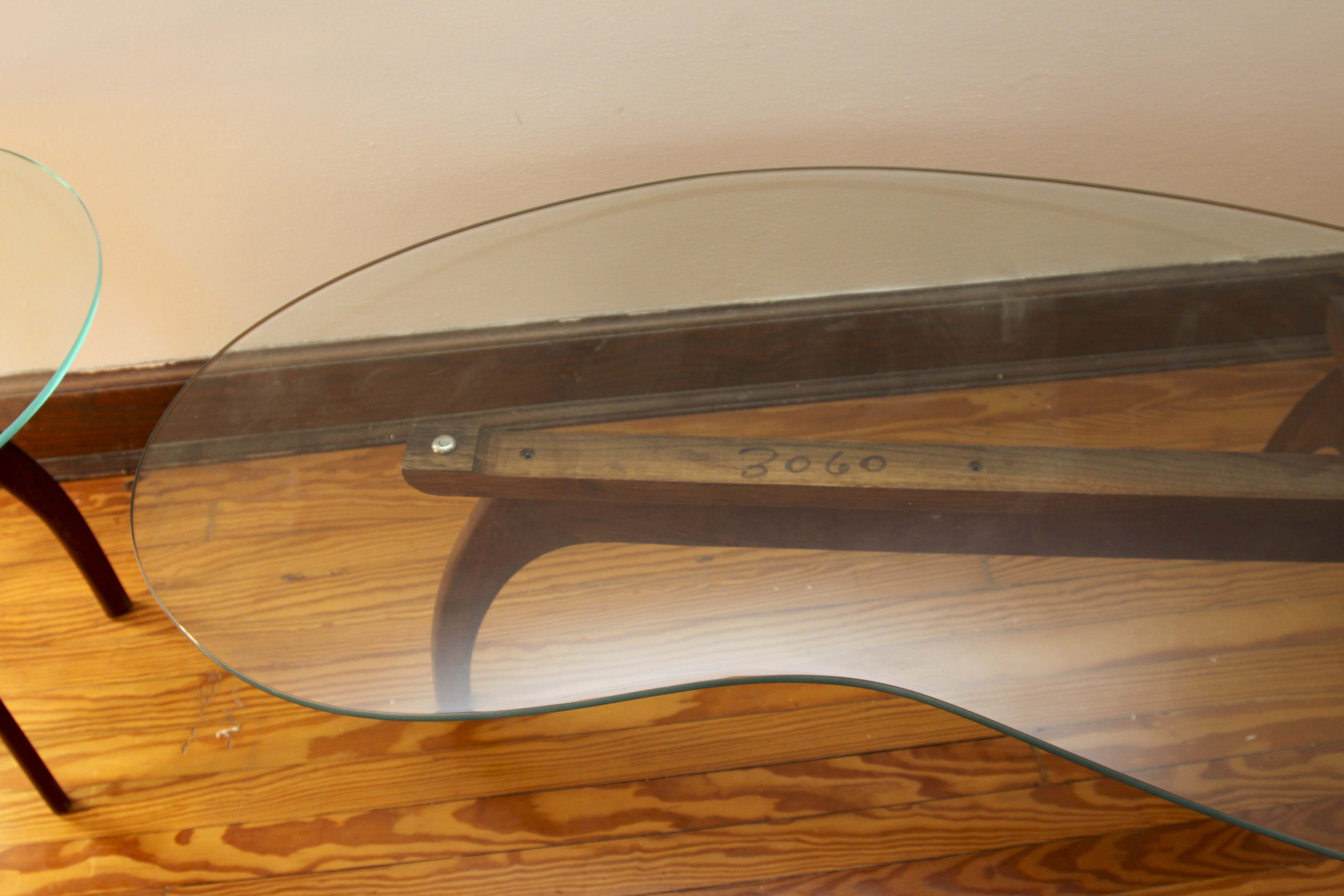 Vintage Danish Modern Coffee Table and End Table