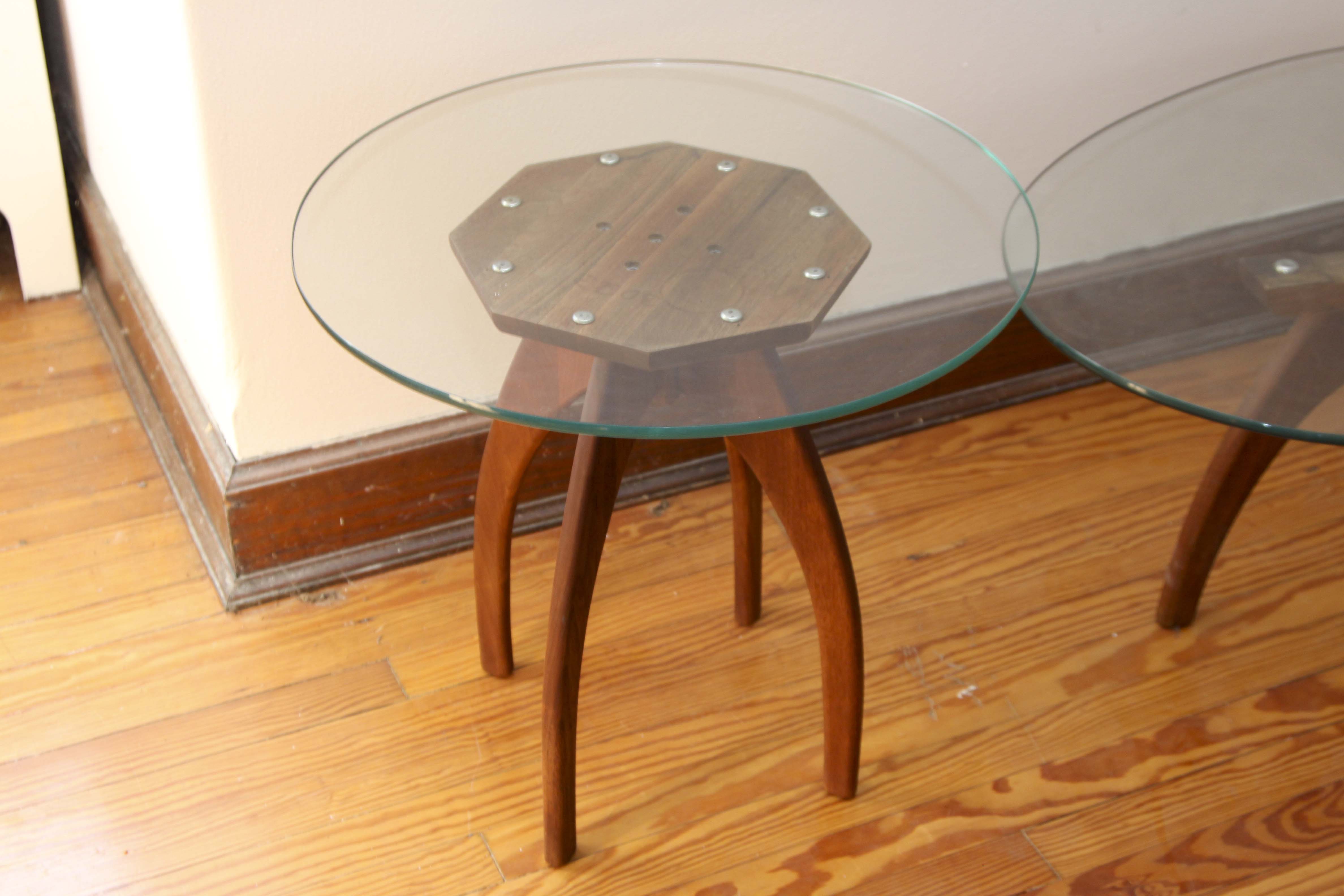 Vintage Danish Modern Coffee Table and End Table