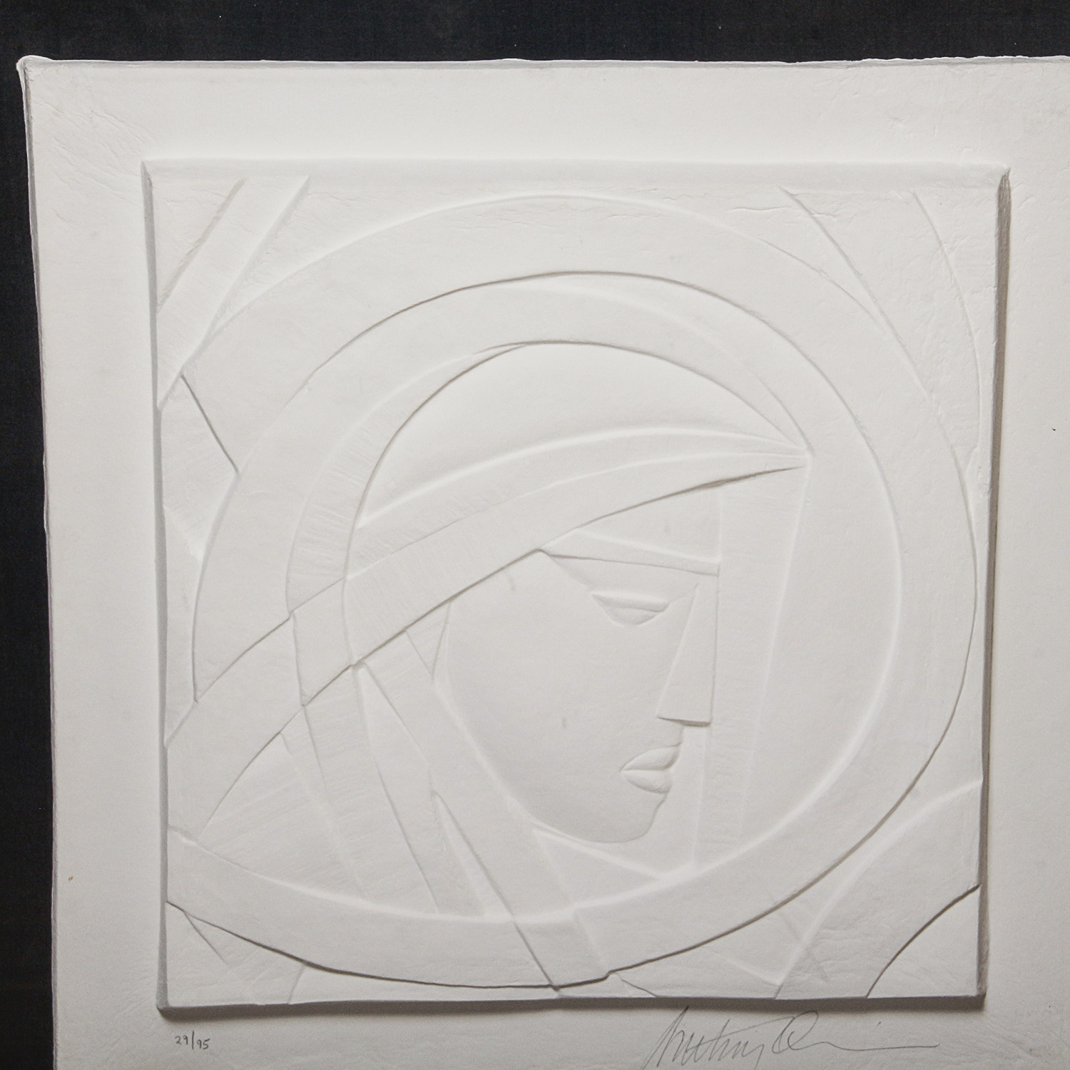 Anthony Quinn Limited Edition Cast Paper Relief "Bella Donna"