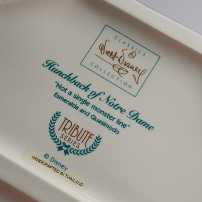 Walt Disney Esmeralda and Quasimodo "Not A Single Monster Line" Figurine