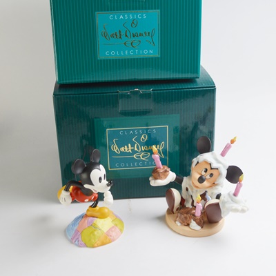 Walt Disney Classic Collection Mickey Mouse Figurines