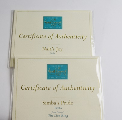 Walt Disney Classic Collection "The Lion King" Figures