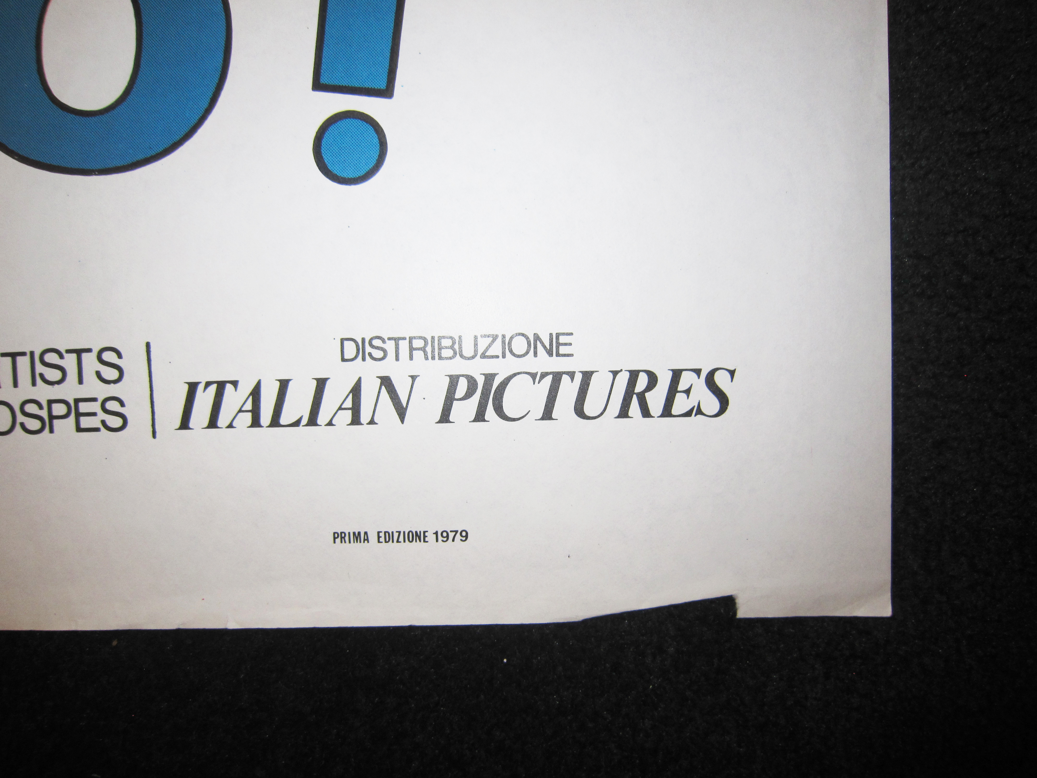 "Braccio di Ferro Spaccatutto" (Popeye) Vintage Foreign Movie Poster