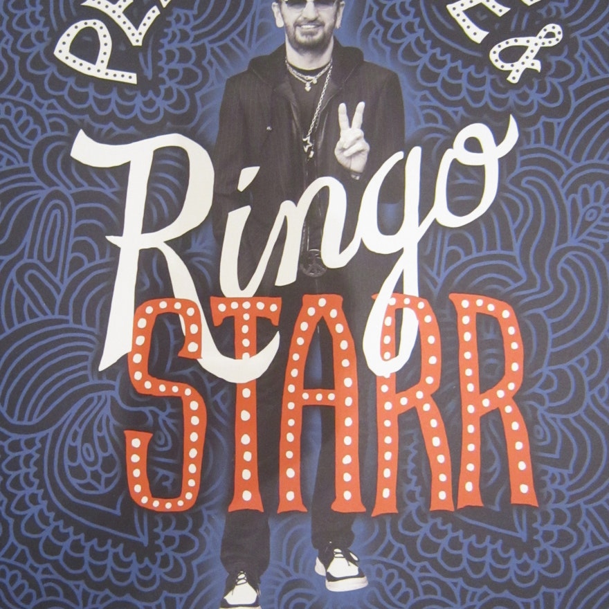 Peace & Love & Ringo Starr 2016 Tour Poster