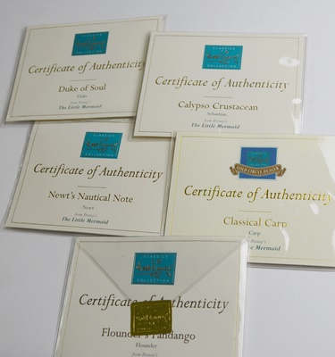 Walt Disney Classics Collection "The Little Mermaid" Figurines