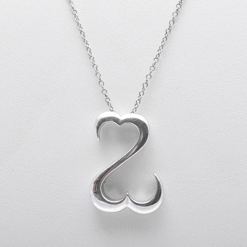 Jane Seymour Sterling Silver Open Heart Bracelet and Pendant Necklace