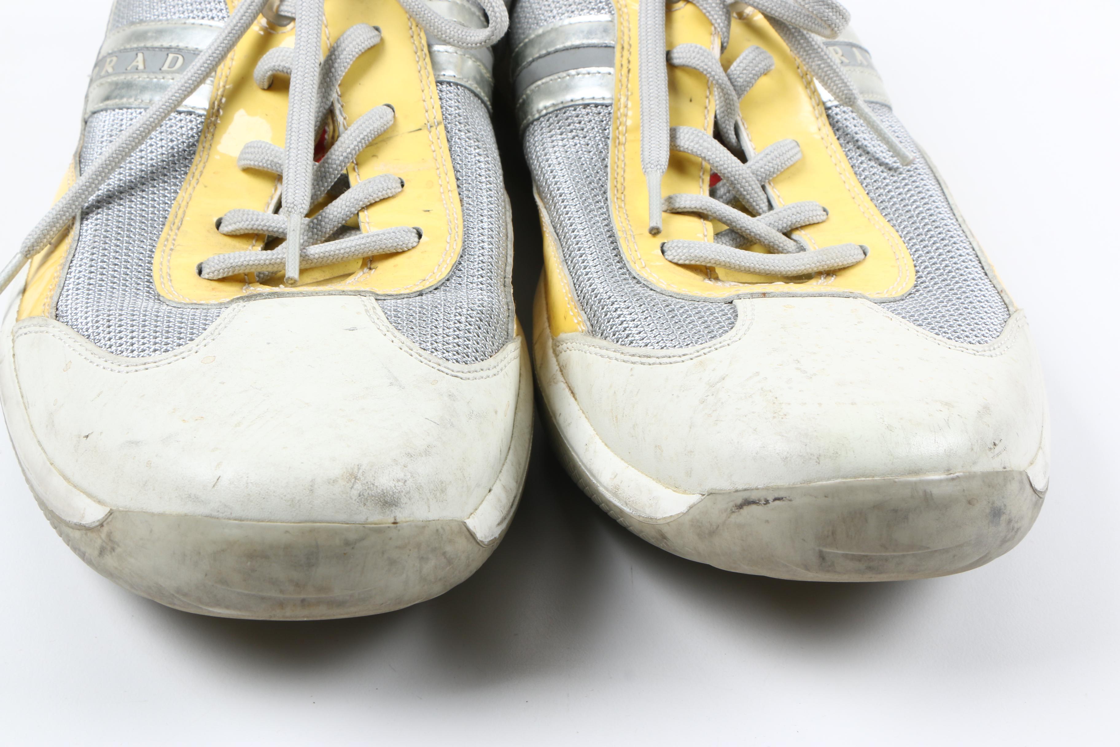 Men's Prada Leather Sneakers