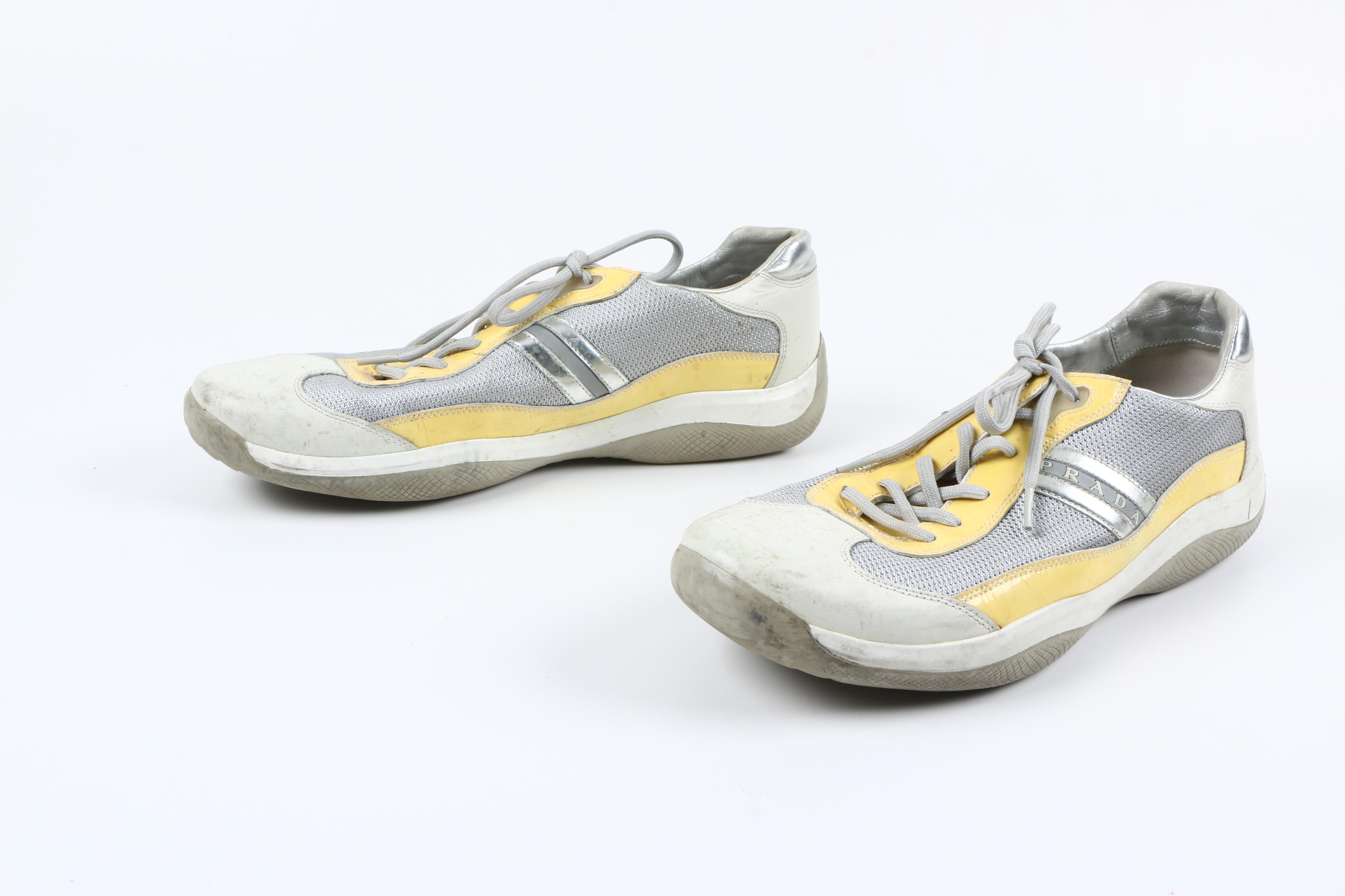 Men's Prada Leather Sneakers