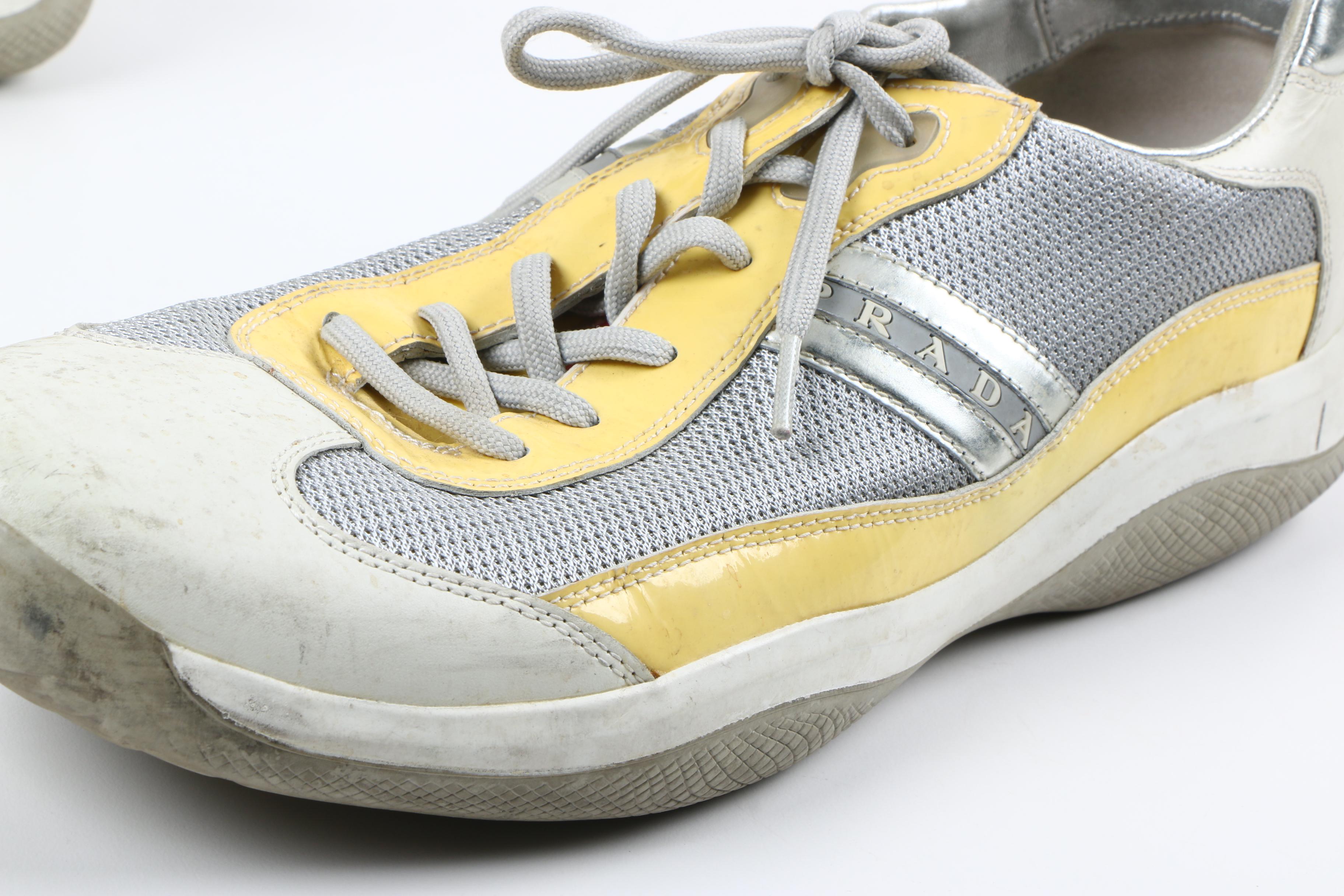 Men's Prada Leather Sneakers