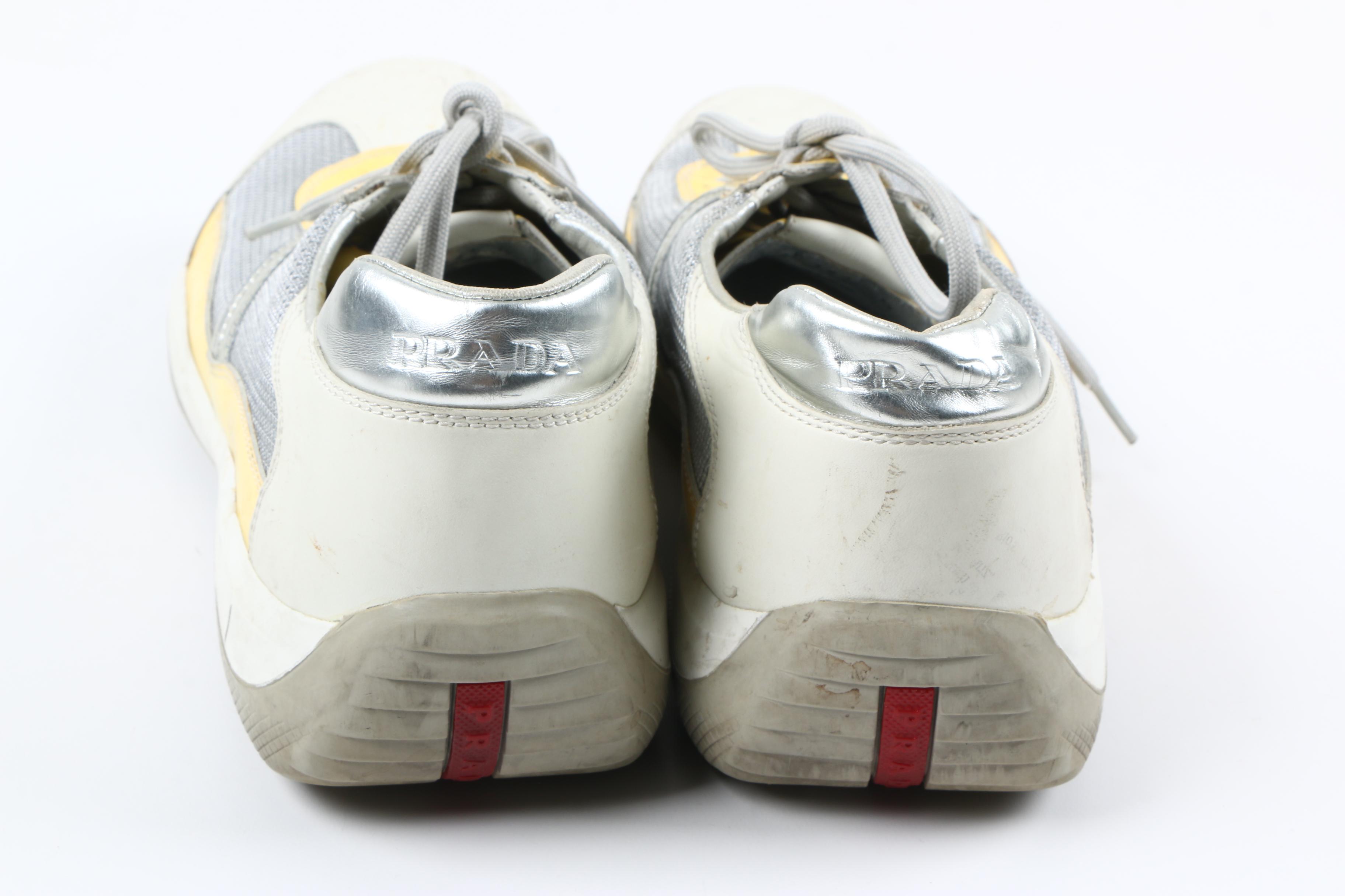 Men's Prada Leather Sneakers