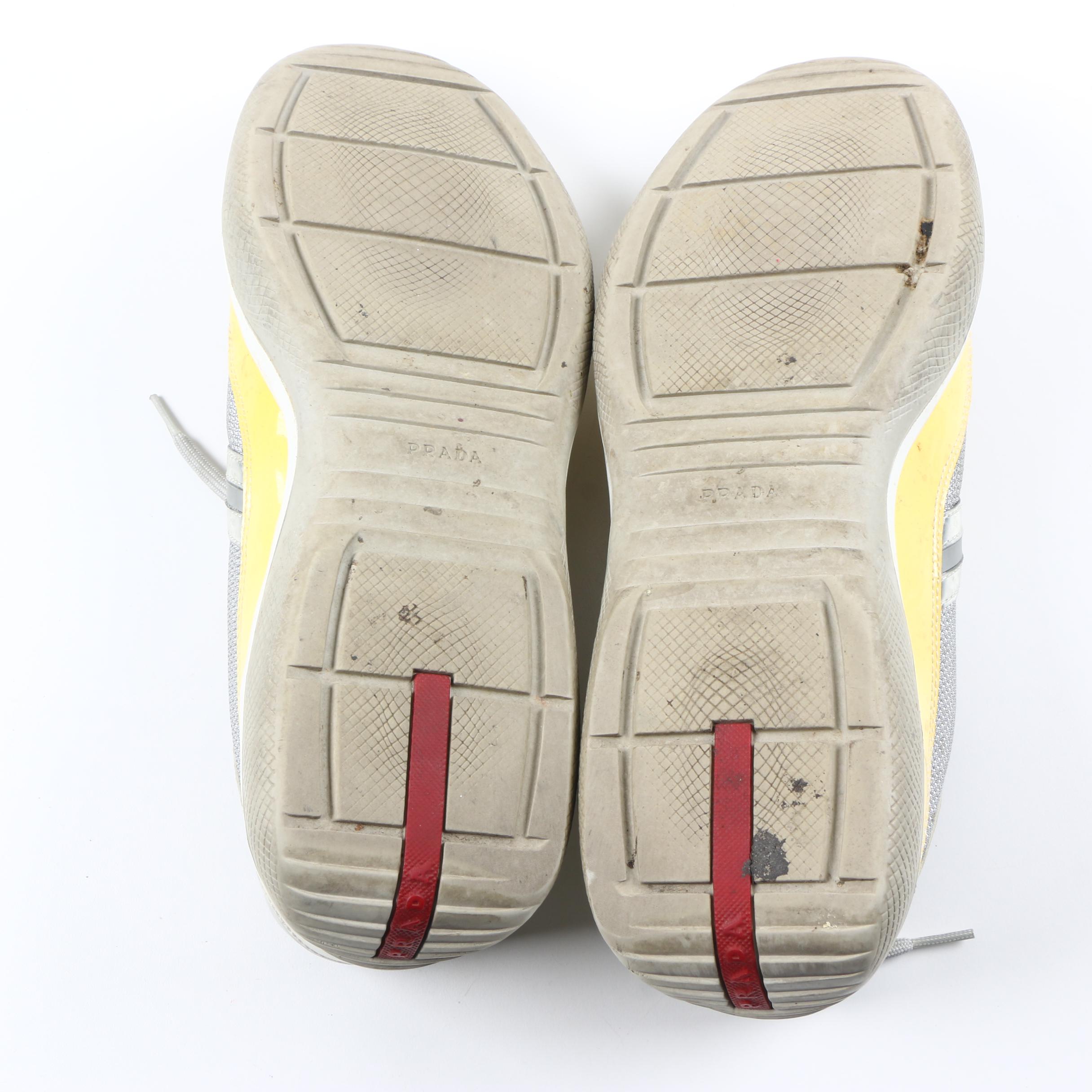 Men's Prada Leather Sneakers