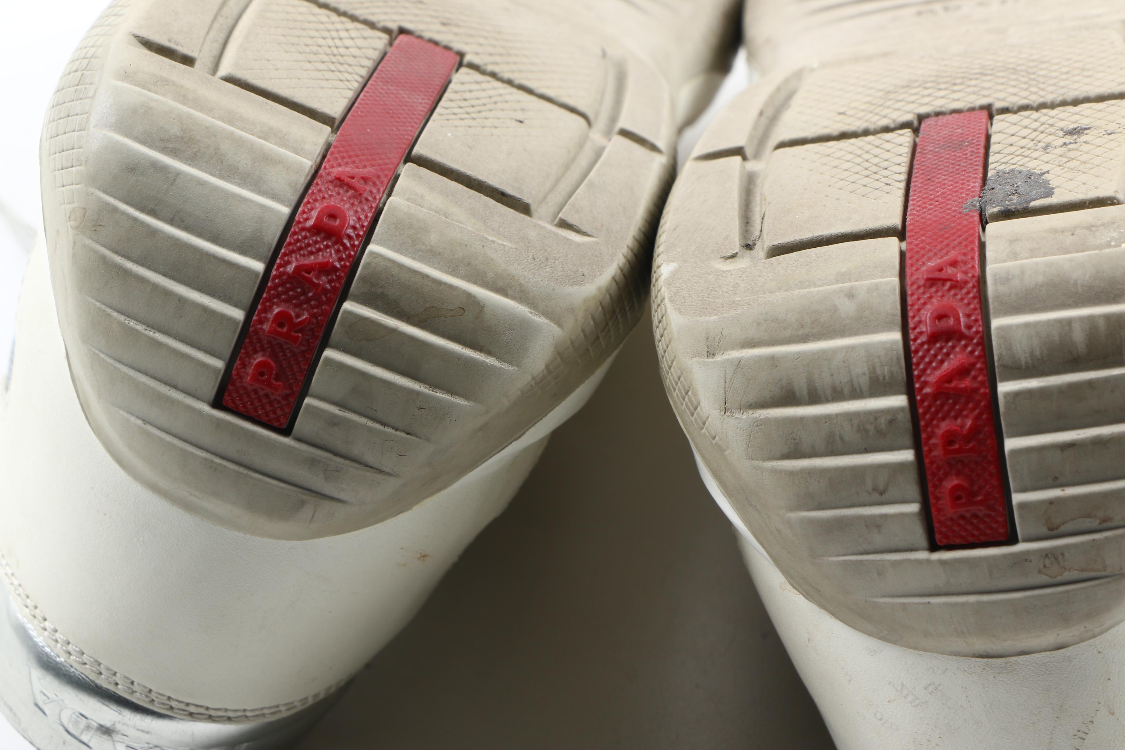 Men's Prada Leather Sneakers